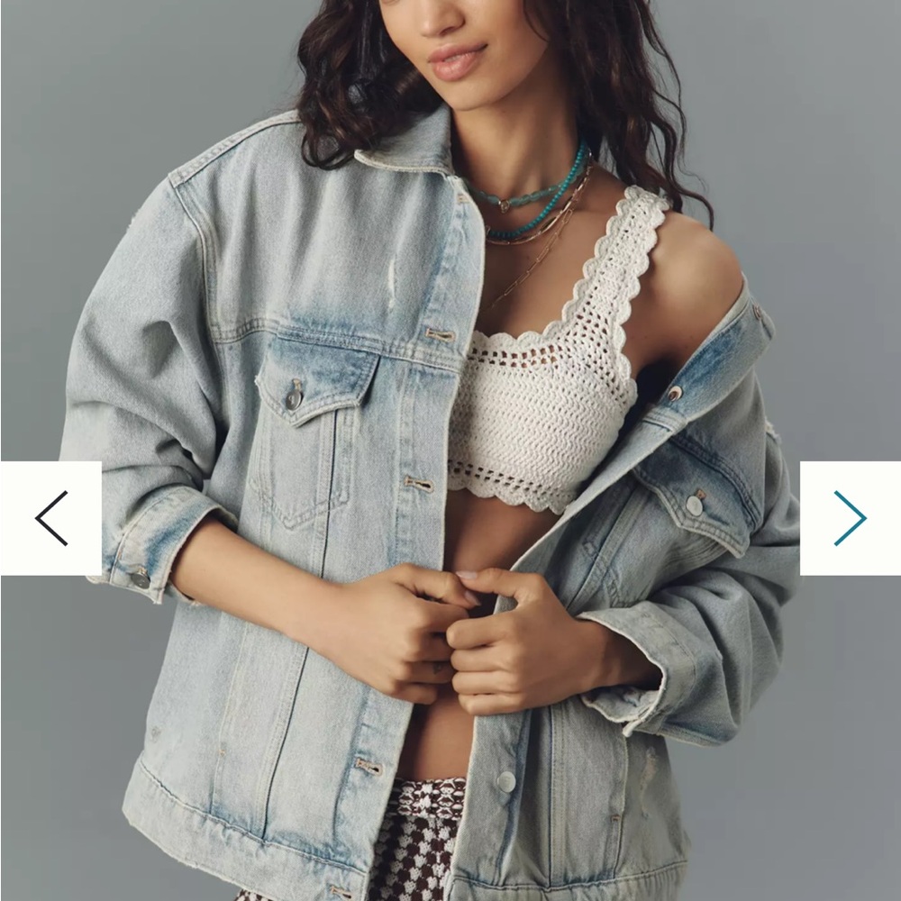 NWOT Pilcro Classic Blue Jean Jacket - Sold at Anthropologie